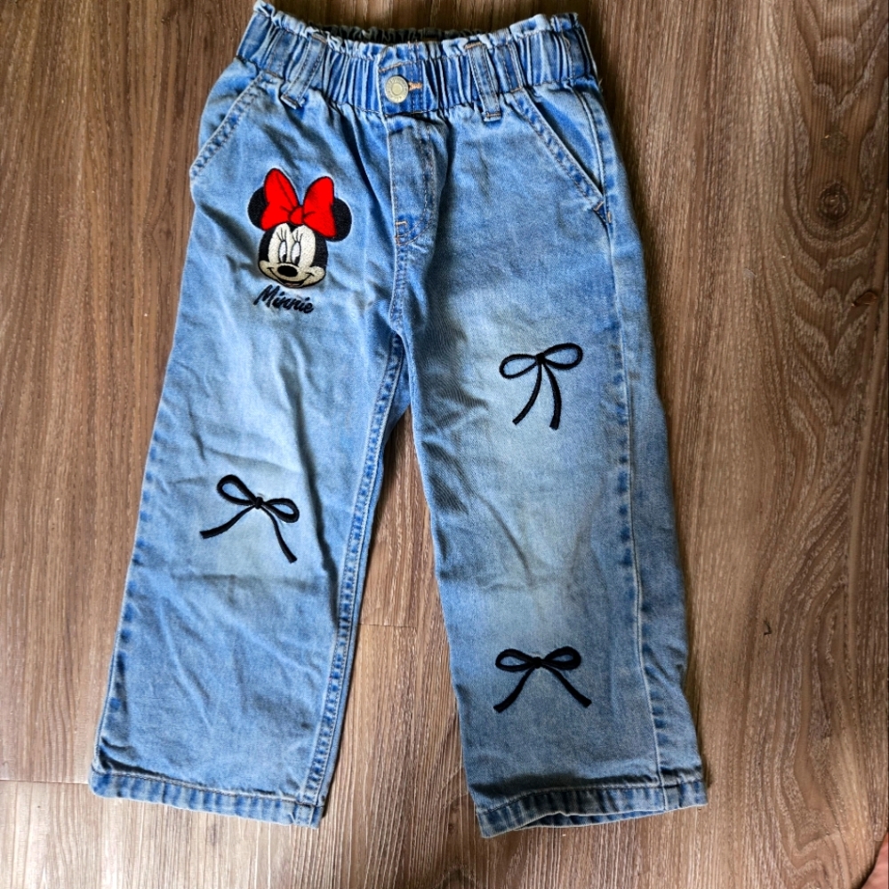 Disney Minnie Mouse Kids Denim Jeans - Blue